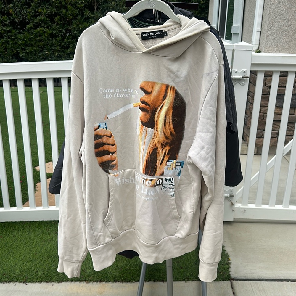 Wish Me Luck - Smokers hoodie